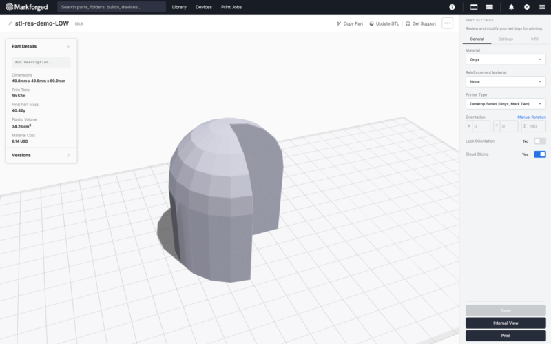 edit stl with mesh enabler