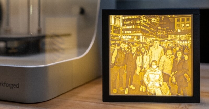 Stitch night light lithophane