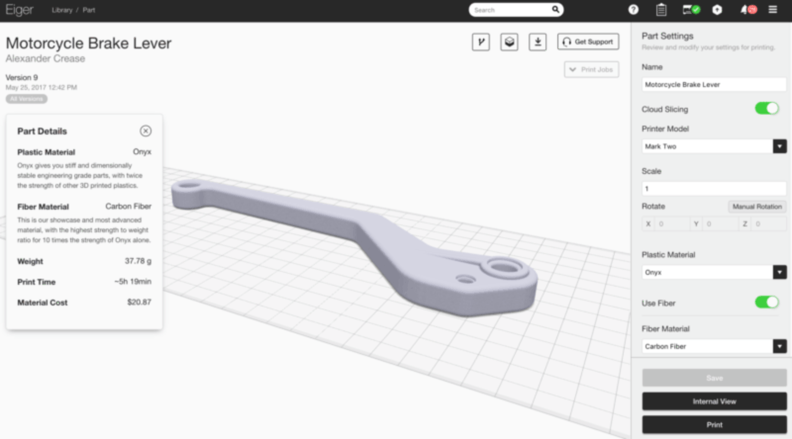 Experience Eiger Try Your Parts in Our Production Quality…